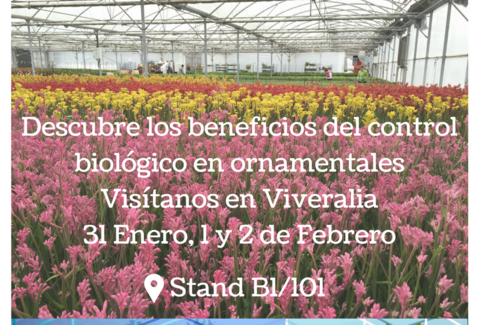 Koppert muestra en Viveralia los beneficios del control biológico en ornamentales