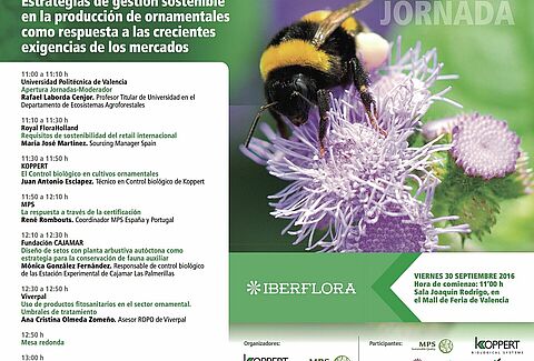 Koppert revelará en Iberflora nuevas estrategias de producción sostenible en plantas ornamentales y flores