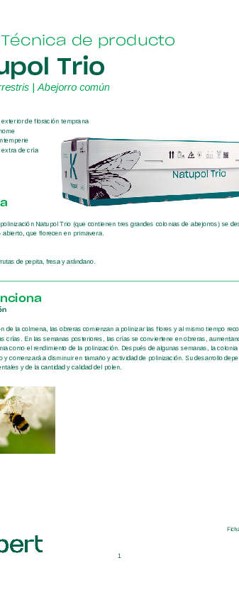 Ficha técnica Natupol Trio