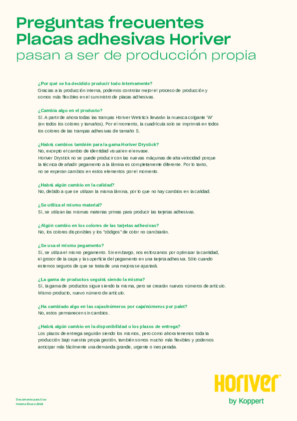 Preguntas frecuentes Horiver Disc