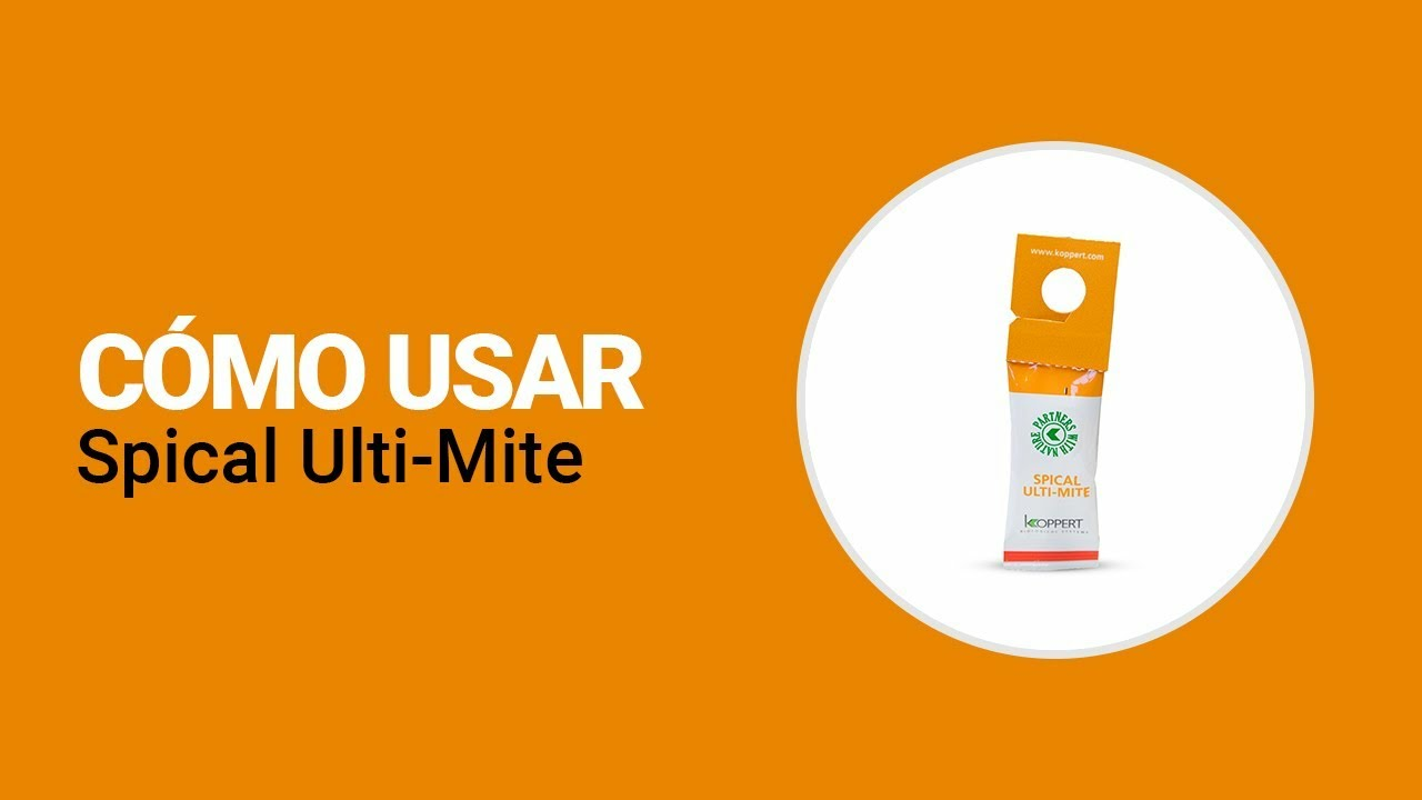 Cómo usar Spical Ulti-Mite de Koppert Cómo usar Spical Ulti-Mite de Koppert