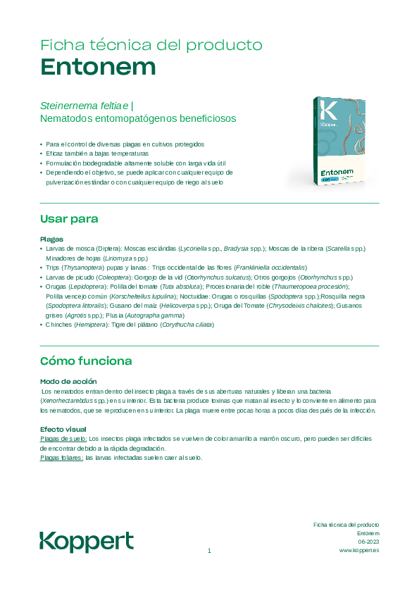 Entonem - Ficha Técnica