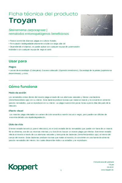 Ficha técnica Troyan