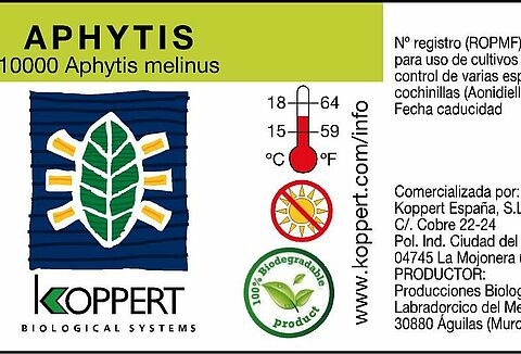Koppert comienza la introducción del ecodiseño por sus productos para el control biológico en cítricos