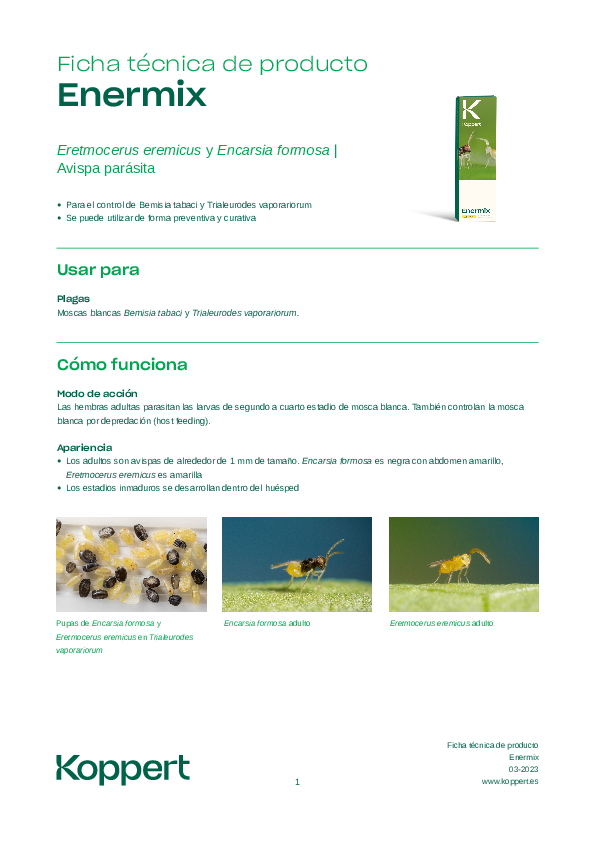 Enermix Ficha Técnica