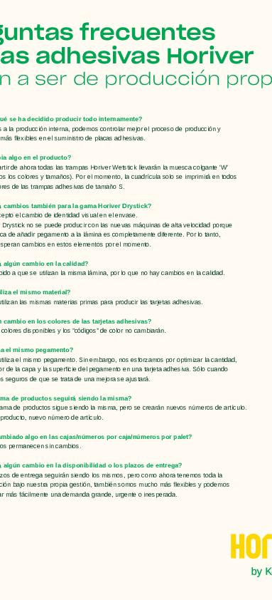 Preguntas frecuentes Horiver Wetstick