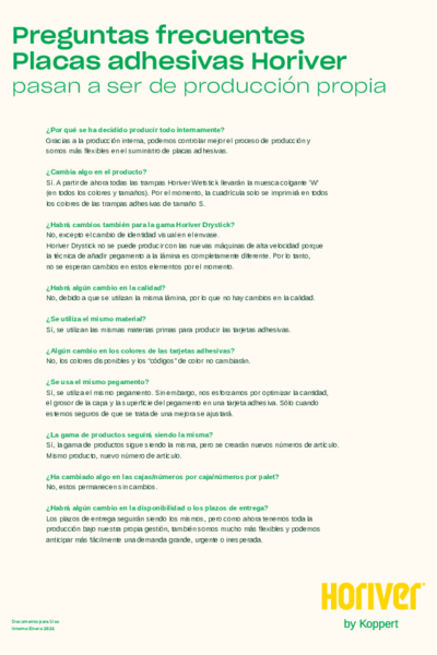 Preguntas frecuentes Horiver Wetstick